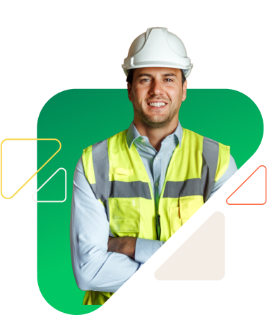 Hero image of a construction worker