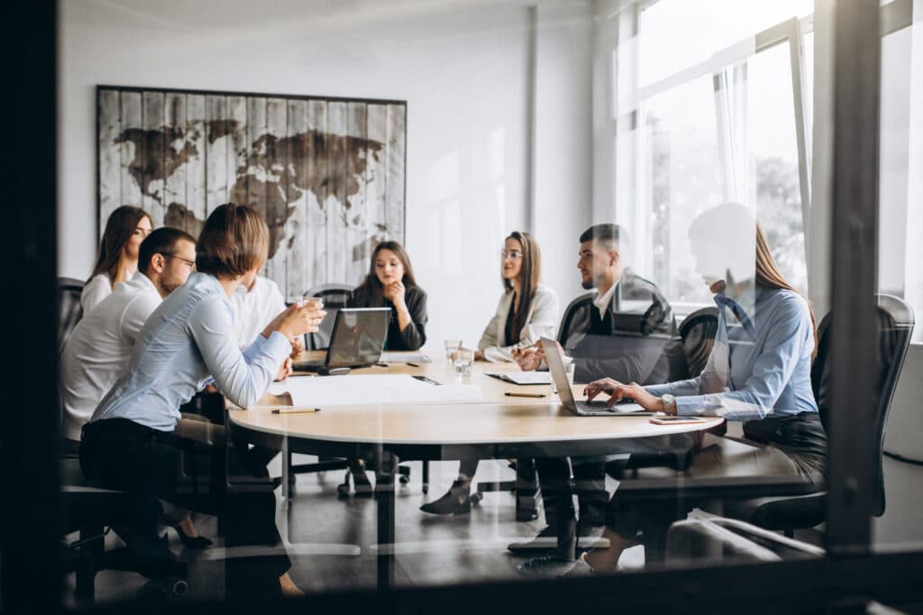 People meeting at the office