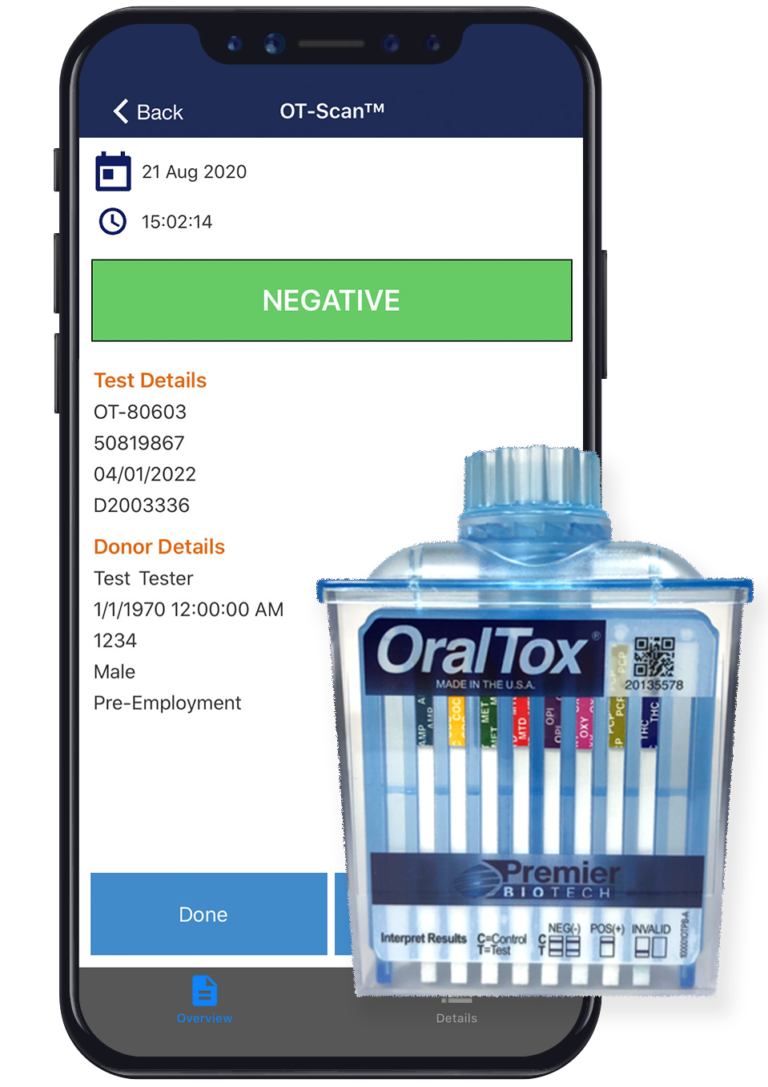 negative drug testing result | OralTox First Advantage