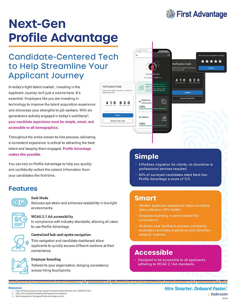 Next-Gen Profile Advantage Product Brochure PDF