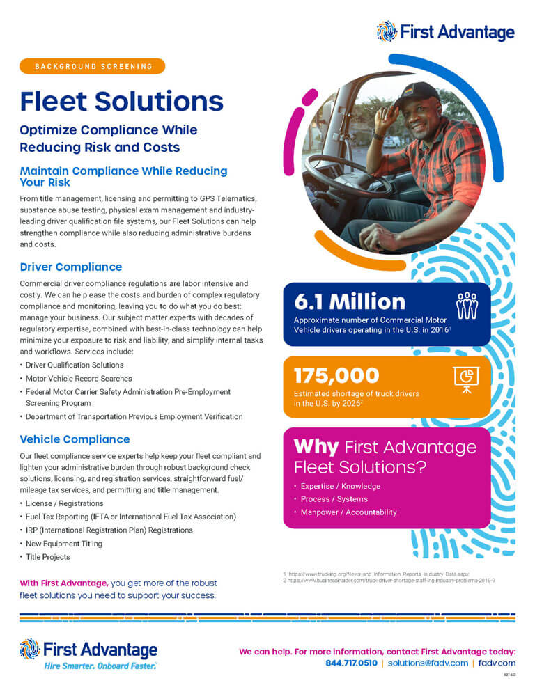 Road Ready Fleet Solutions Brochure