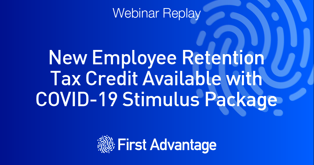 New Employee Retention Tax Credit Available with COVID-19 Stimulus Package