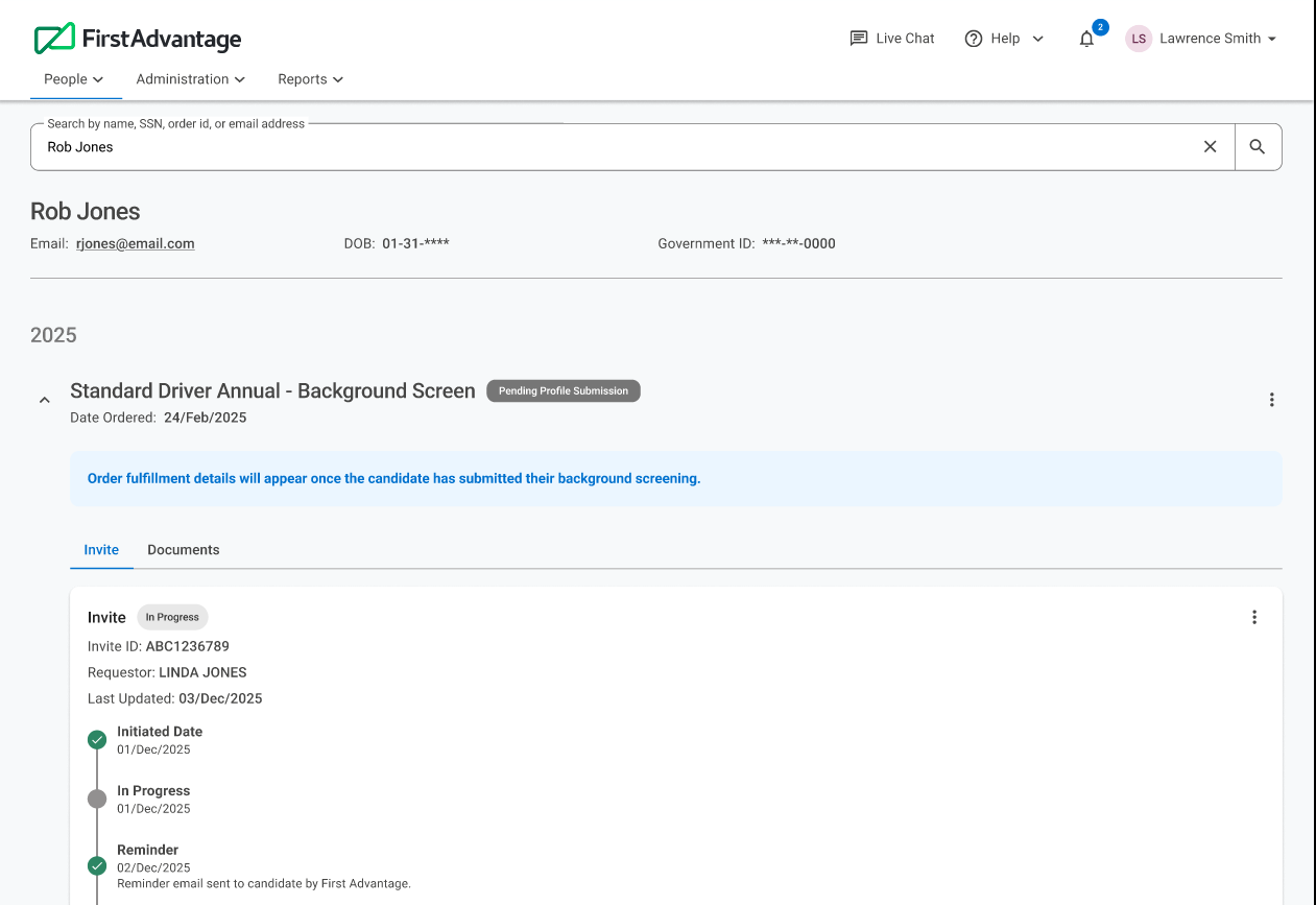 Enterprise Advantage empty search bar