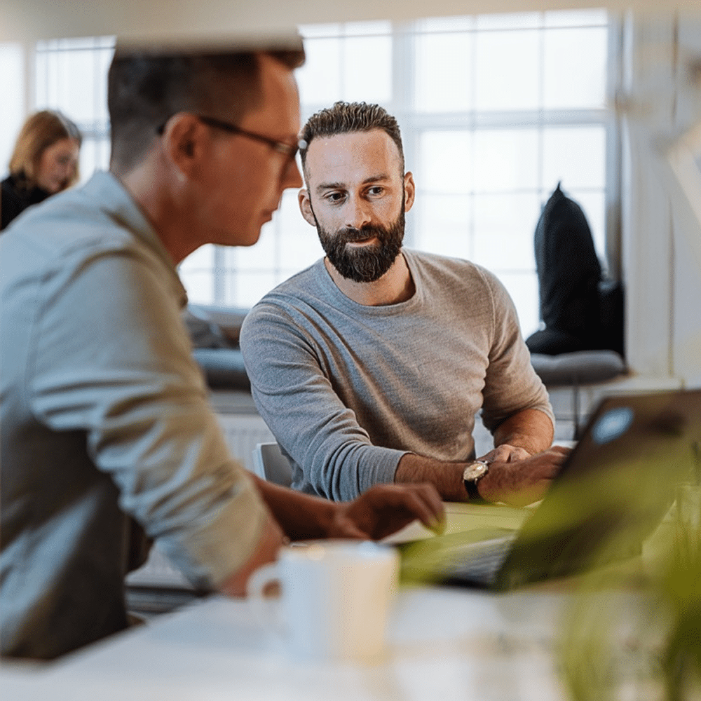 Co-workers in the office.